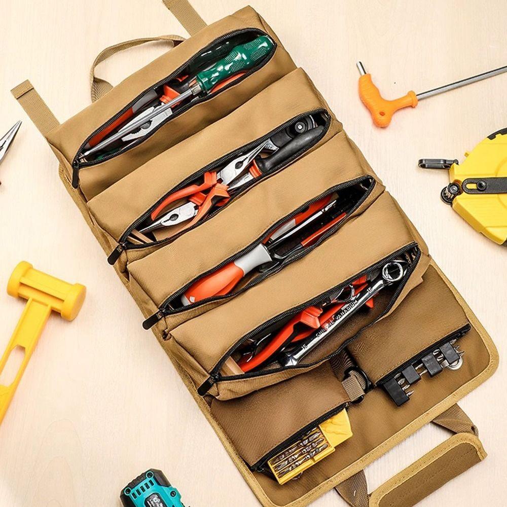 Portable Wrench Roll Pouch Multi-Purpose Working Tool Handbag Tool Storage Bag Camping хакі
Portable Wrench Roll Pouch Multi-Purpose Working Tool Handbag Tool Storage Bag Camping хакі