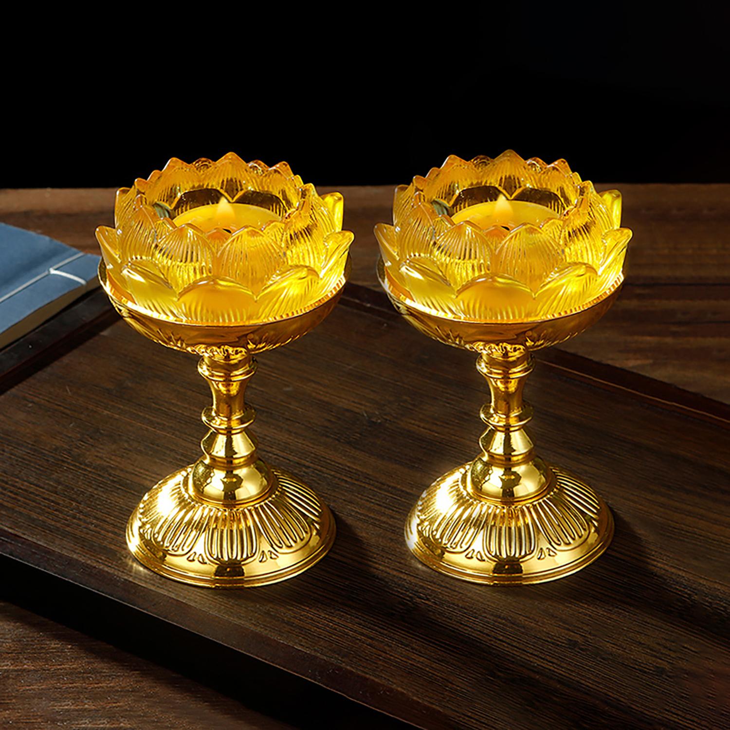 Vintage Candle Holders Glass Lotus Candlestick with Metal Base Butter Lamp Holder Long Lamp Candlestick Put Candle Cup Home Deco фіолетовий
Vintage Candle Holders Glass Lotus Candlestick with Metal Base Butter Lamp Holder Long Lamp Candlestick Put Candle Cup Home Deco фіолетовий
