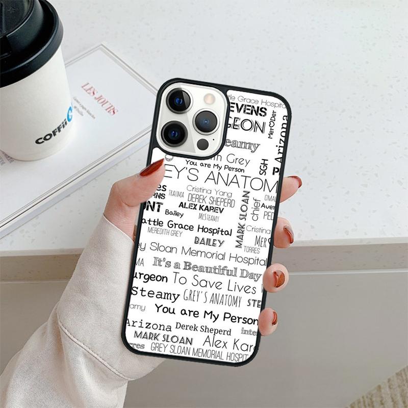 Чехол для телефона с цитатами из сериала «Анатомия Грей» для iPhone 17 Air 16 pro max 15 14 plus 12 13 Защитная крышка coque iPhone 17pro
Чехол для телефона с цитатами из сериала «Анатомия Грей» для iPhone 17 Air 16 pro max 15 14 plus 12 13 Защитная крышка coque iPhone 17pro