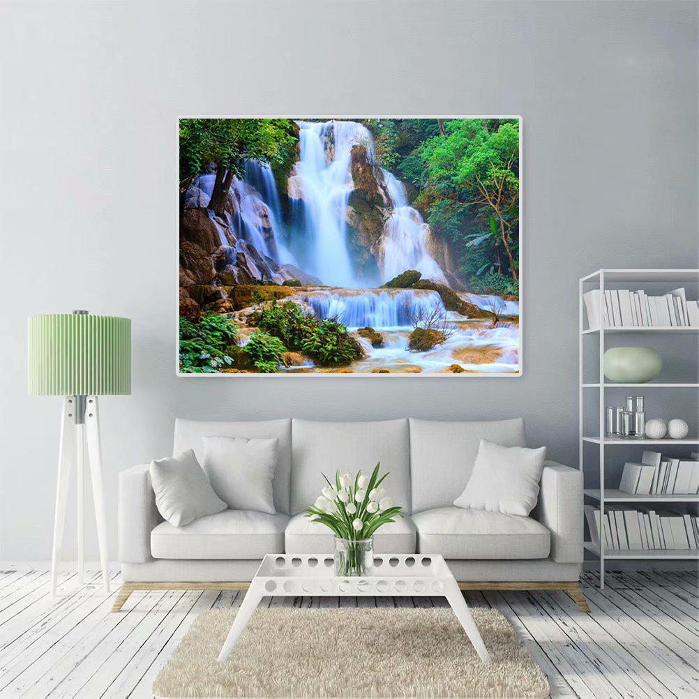 ЗООЯ DIY 5D круглая алмазная картина пейзаж водопад вышивка крестиком домашний декор 
ЗООЯ DIY 5D круглая алмазная картина пейзаж водопад вышивка крестиком домашний декор