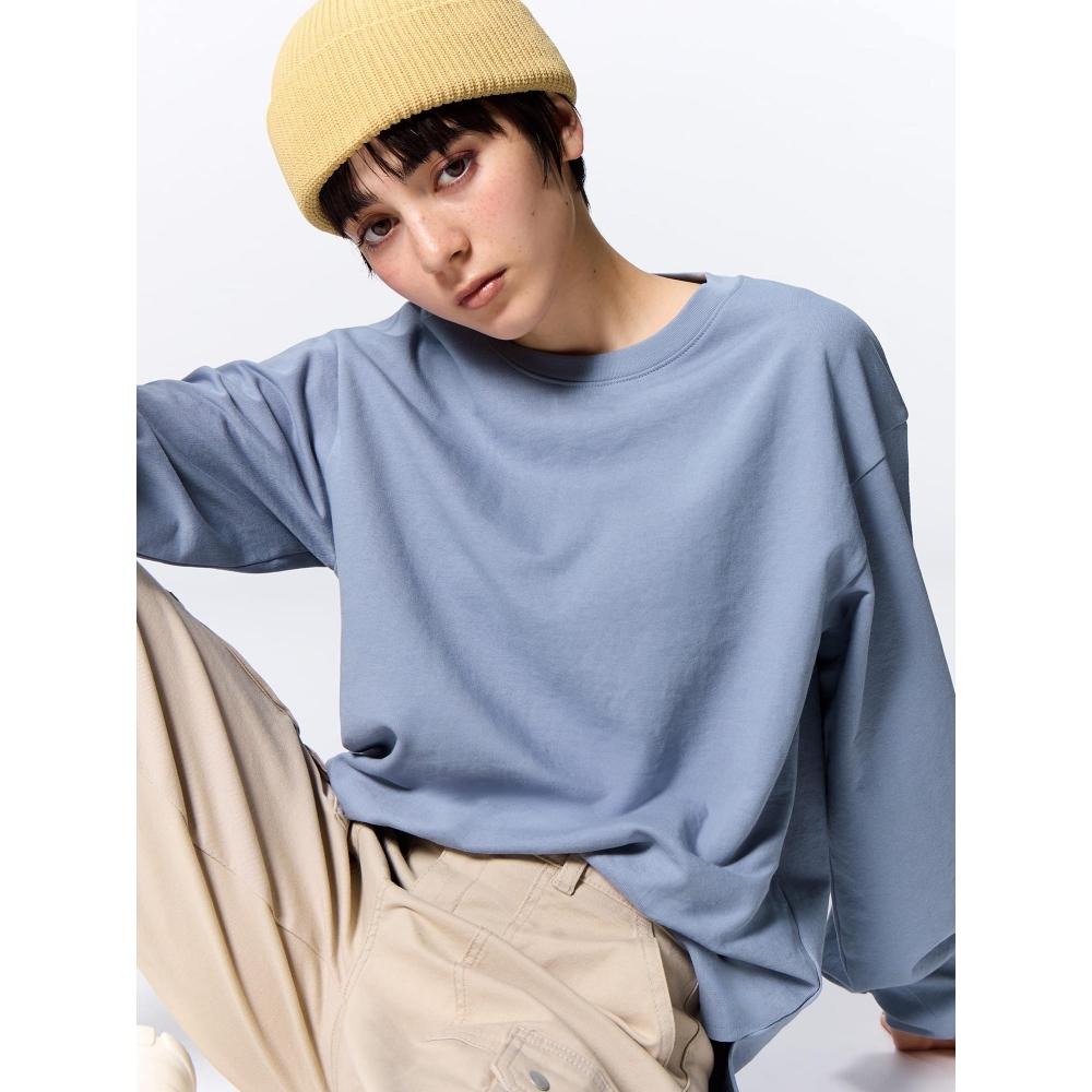 GU by Uniqlo Футболка свободного кроя с длинным рукавом LighT Sweat 02 LIGHT GRAY/XS
GU by Uniqlo Футболка свободного кроя с длинным рукавом LighT Sweat 02 LIGHT GRAY/XS