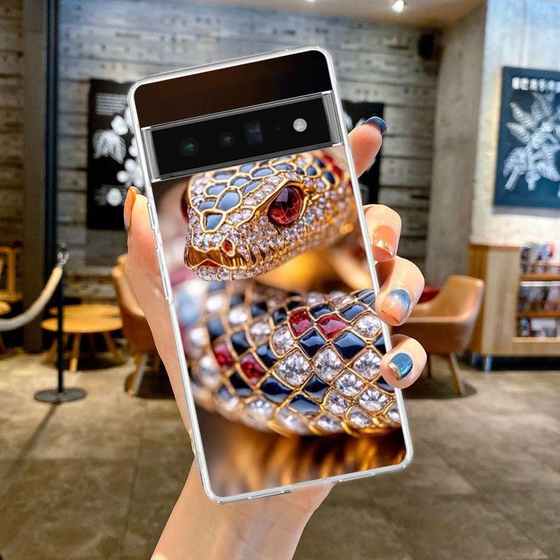 Phone Case for Google Pixel 9 8 7 6 5 4 4XL 7A 6A 5A 4A 3A Pro XL 5G Transparent Soft TPU Illustration Plum Blossom Pink Snake for Pixel 8
Phone Case for Google Pixel 9 8 7 6 5 4 4XL 7A 6A 5A 4A 3A Pro XL 5G Transparent Soft TPU Illustration Plum Blossom Pink Snake for Pixel 8