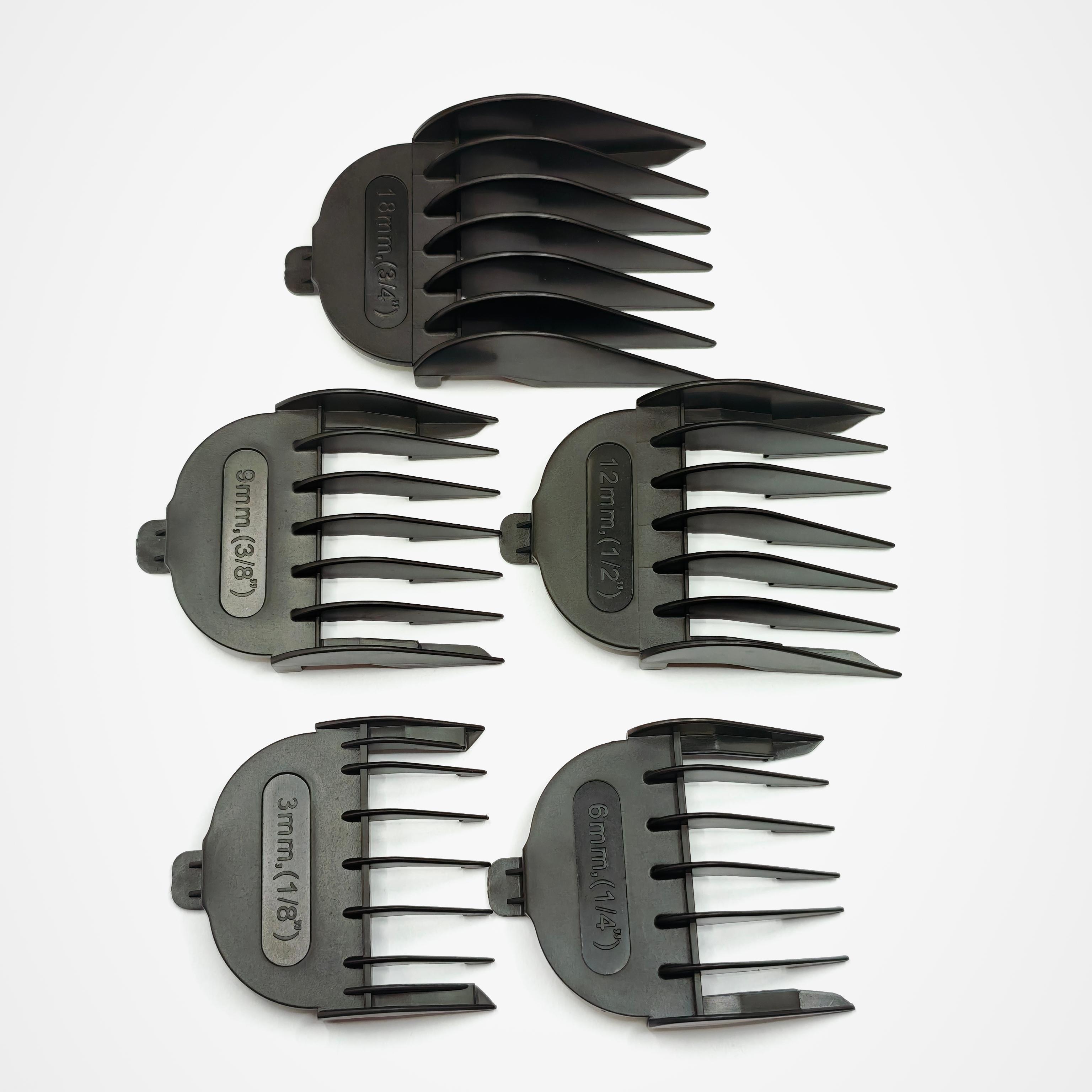 3mm 6mm 9mm 12mm 18mm Guide Comb Set For Remington HC5015 HC5020 HC5030 HC5850 HC5855 HC5870 HC5350 HC5355 HC5356 HC5357 HC5150 3mm 6mm 9mm 12mm 18mm чёрный
3mm 6mm 9mm 12mm 18mm Guide Comb Set For Remington HC5015 HC5020 HC5030 HC5850 HC5855 HC5870 HC5350 HC5355 HC5356 HC5357 HC5150 3mm 6mm 9mm 12mm 18mm чёрный