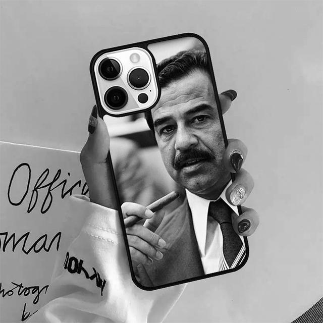 Saddam Hussein Iraq Phone Case Back Cover for iPhone 16 15 SE2020 14 13 11 12 Pro Max mini XS XR X PlusS Shell Coque iPhone 6 6s
Saddam Hussein Iraq Phone Case Back Cover for iPhone 16 15 SE2020 14 13 11 12 Pro Max mini XS XR X PlusS Shell Coque iPhone 6 6s