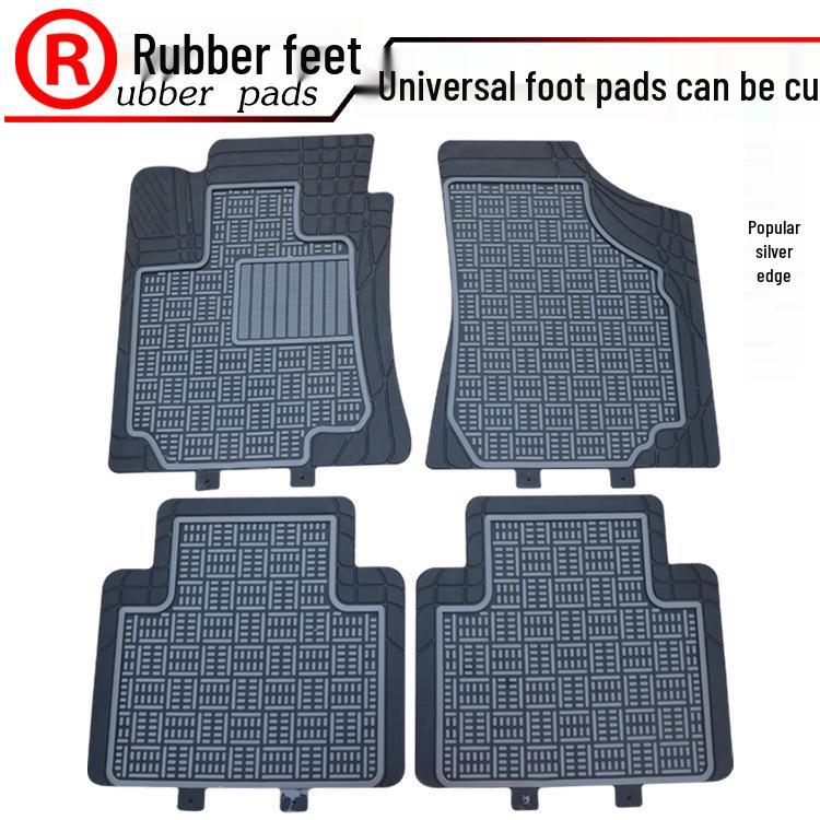 Customizable Universal Car Rubber Floor Mats - Large, Cut-to-Fit, All-Season, Multi-Colored Options
Customizable Universal Car Rubber Floor Mats - Large, Cut-to-Fit, All-Season, Multi-Colored Options
