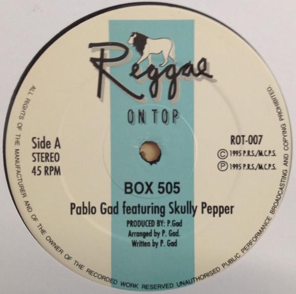 12inch Record PABLO GAD, SKULLY PEPPER - Box 505 / Dub 505 ROT1207 Reggae On Top 1995 UK Reggae, Ska & Dub Used
12inch Record PABLO GAD, SKULLY PEPPER - Box 505 / Dub 505 ROT1207 Reggae On Top 1995 UK Reggae, Ska & Dub Used