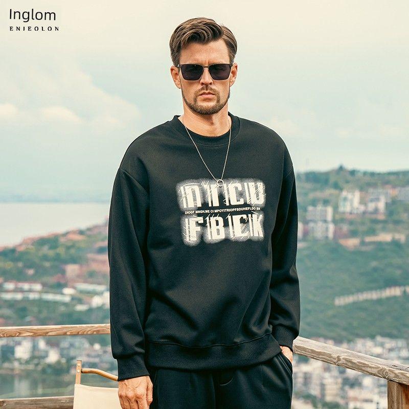 British-Style European and American Hip-Hop Street Letter Print Sweatshirt for Men, Trendy Brand, Autumn Round Neck, Loose Fit, Casual Pullover Top Black 3XL((Recommended 92.5-100kg))
British-Style European and American Hip-Hop Street Letter Print Sweatshirt for Men, Trendy Brand, Autumn Round Neck, Loose Fit, Casual Pullover Top Black 3XL((Recommended 92.5-100kg))