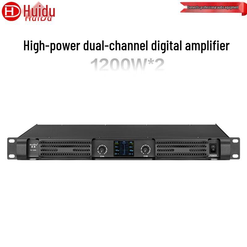 HUIDU TD-1200 Professional 2-Channel Class D Power Amplifier (CN version)
HUIDU TD-1200 Professional 2-Channel Class D Power Amplifier (CN version)