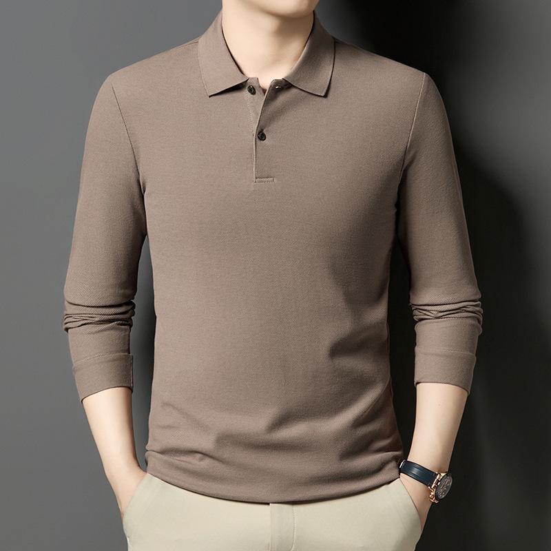 Men s Long-Sleeve Luxury Polo: High-End Fashion Casual Lapel T-Shirt, Pure Cotton Base Layer. 190/4XL (185-200 jin) кофейный
Men s Long-Sleeve Luxury Polo: High-End Fashion Casual Lapel T-Shirt, Pure Cotton Base Layer. 190/4XL (185-200 jin) кофейный