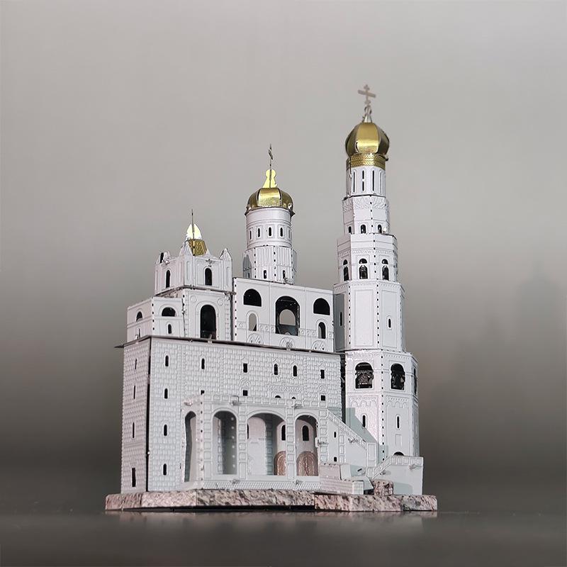 Иван Великий Колокольня 3D Модель из нержавеющей стали, Металлический пазл, Сборка без клея
Иван Великий Колокольня 3D Модель из нержавеющей стали, Металлический пазл, Сборка без клея
