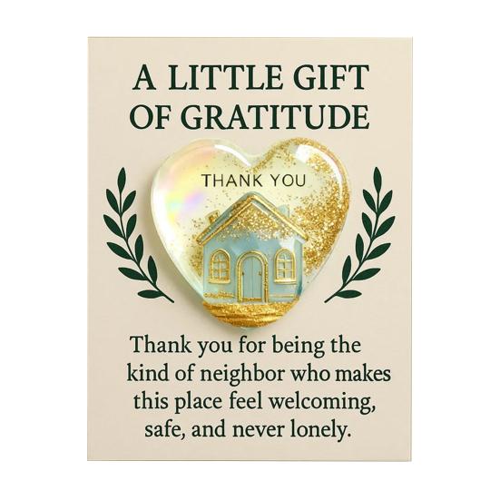 Thank You for Being The Kind of Neighbor Gift Little Heart Pocket Hug Token with Inspirational Card Appreciation Gifts for Neighbors 1pc
Thank You for Being The Kind of Neighbor Gift Little Heart Pocket Hug Token with Inspirational Card Appreciation Gifts for Neighbors 1pc