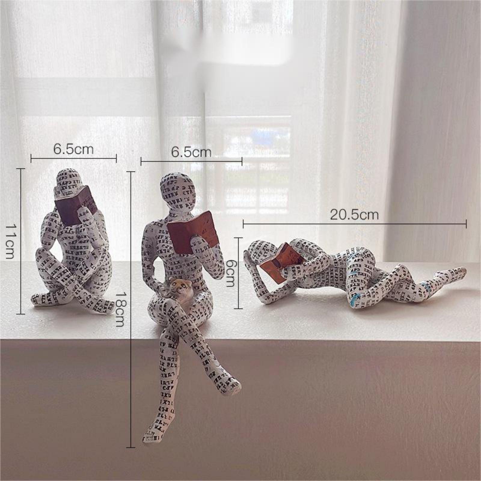 Reading Woman Figurine Landscape Decoration Resin Ornament Figurine Statue Abstract Art Modern Reading combination ornament 1 #1
Reading Woman Figurine Landscape Decoration Resin Ornament Figurine Statue Abstract Art Modern Reading combination ornament 1 #1
