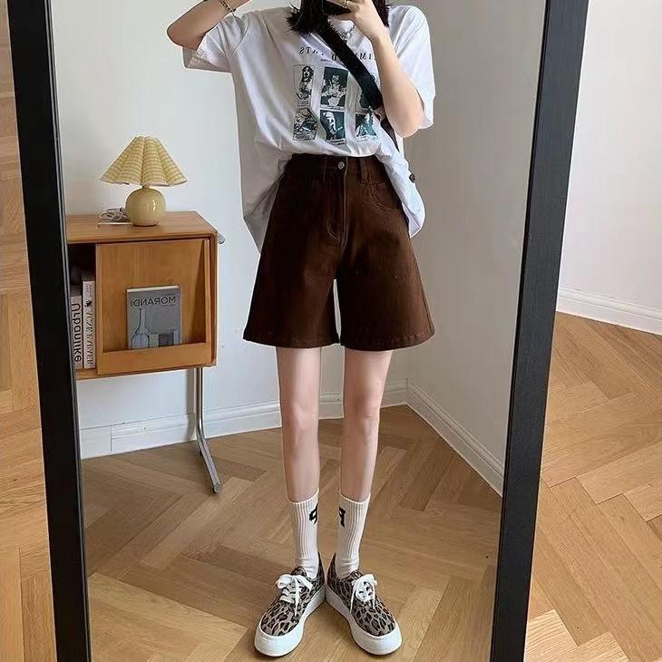Solid Color Denim Five-point Pants for Women Korean Style Summer New High-waist Casual Slim Mid-pants for Women XL
Solid Color Denim Five-point Pants for Women Korean Style Summer New High-waist Casual Slim Mid-pants for Women XL