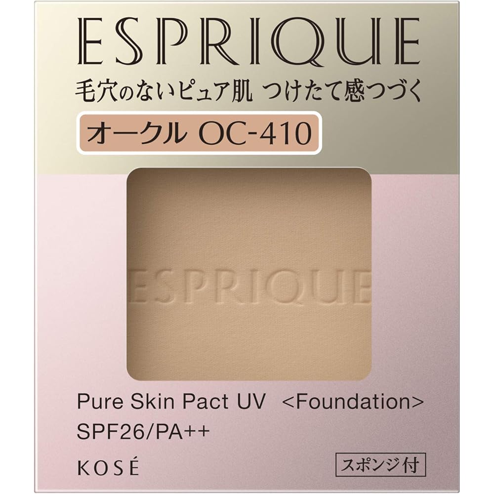 Esprique Pure Skin Pact UV OC-410 9.3g Refill Foundation SPF26/PA++ Pore Coverage Color Correction
Esprique Pure Skin Pact UV OC-410 9.3g Refill Foundation SPF26/PA++ Pore Coverage Color Correction