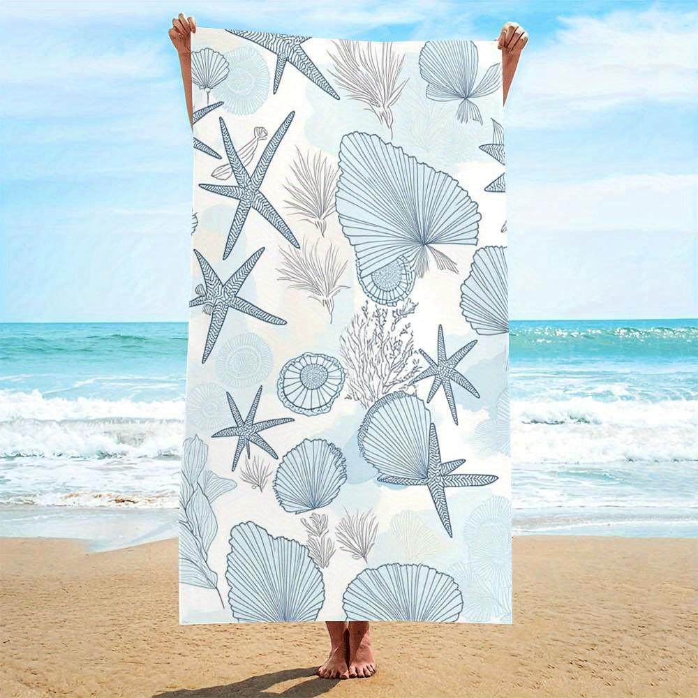 Ocean Shell Starfish Ultra-Fine Fiber Beach Towel, Quick-Drying Strong Wrap for Beach Pool W40*H60(CM)
Ocean Shell Starfish Ultra-Fine Fiber Beach Towel, Quick-Drying Strong Wrap for Beach Pool W40*H60(CM)