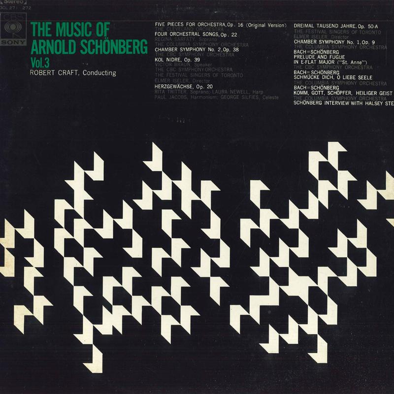 LP Record ROBERT CRAFT, ETC - Schoenberg Complete Works VOL3 SOCL271272 CBS SONY Japan Classical Used
LP Record ROBERT CRAFT, ETC - Schoenberg Complete Works VOL3 SOCL271272 CBS SONY Japan Classical Used