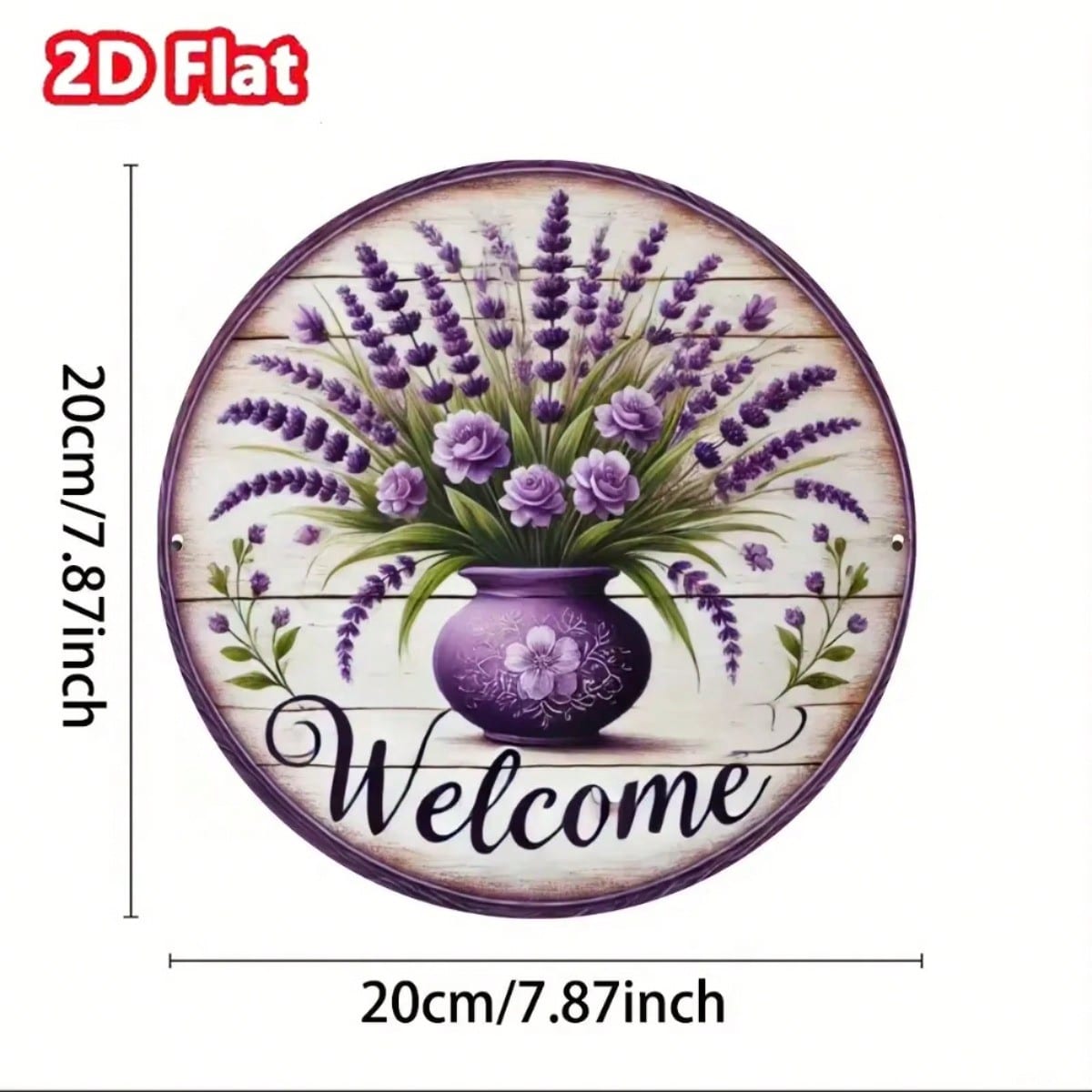 Vintage Metal Floral Welcome Sign Lavender Wreath Wall Art Hanging Plaque Home Decor 20x20 різнокольоровий
Vintage Metal Floral Welcome Sign Lavender Wreath Wall Art Hanging Plaque Home Decor 20x20 різнокольоровий