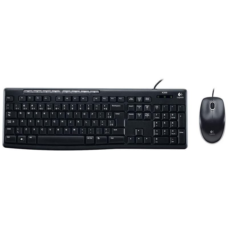 Logitech Wired Keyboard and Mouse Combo MK200
Logitech Wired Keyboard and Mouse Combo MK200
