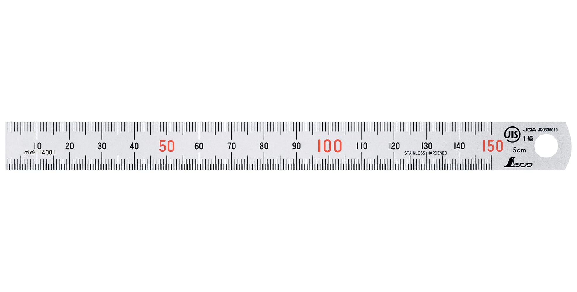 Shinwa Sokutei Straight Stainless Steel 15cm JIS 1st Grade Red Numbers 14001 срібний
Shinwa Sokutei Straight Stainless Steel 15cm JIS 1st Grade Red Numbers 14001 срібний