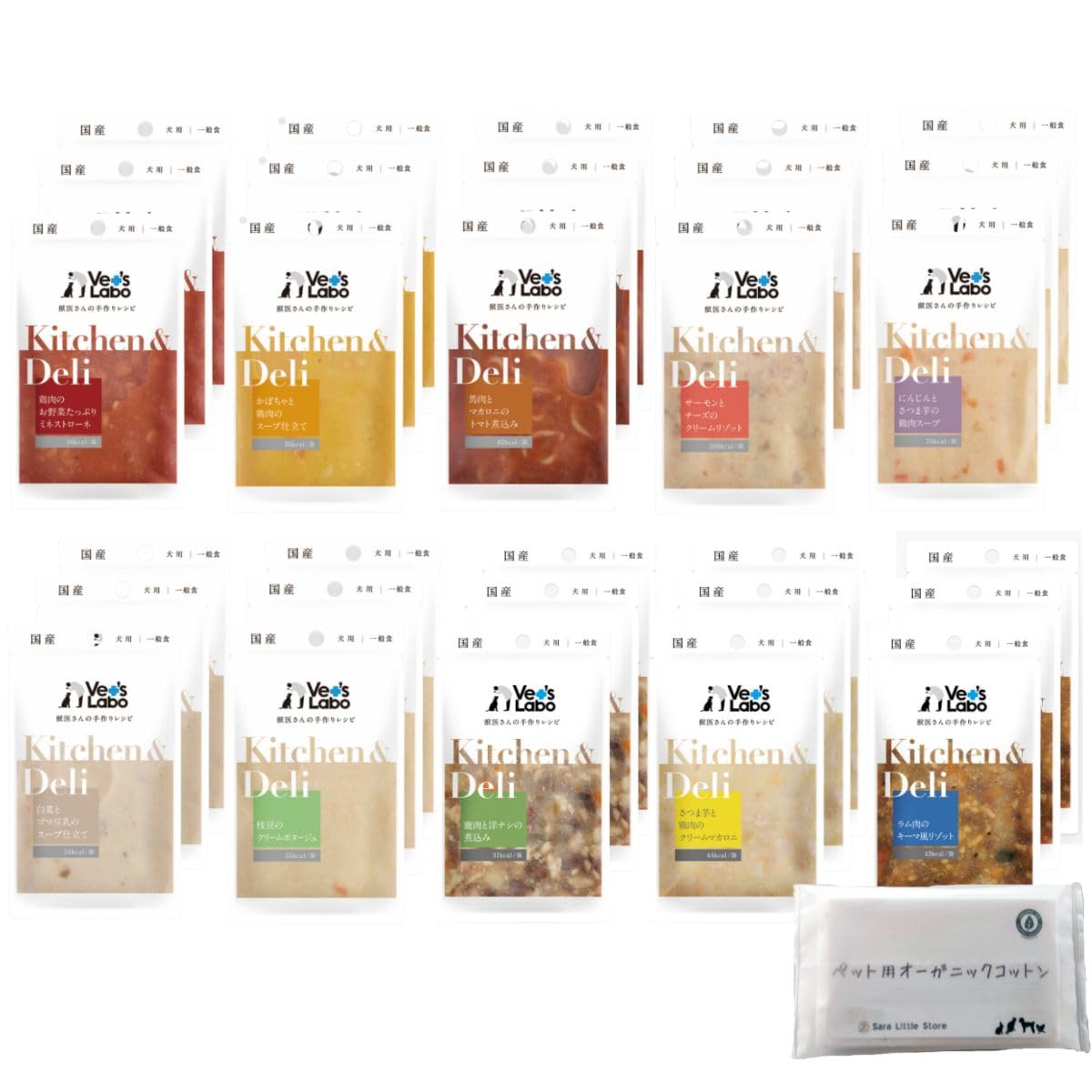 Labo Kitchen Deli Senior Dog Handmade Meal Homemade Food Wet Food Собачий корм 10 видов по 80 г каждый, 3 пакета в месяц SLS Exclusive Organic Cotton for Pets
Labo Kitchen Deli Senior Dog Handmade Meal Homemade Food Wet Food Собачий корм 10 видов по 80 г каждый, 3 пакета в месяц SLS Exclusive Organic Cotton for Pets