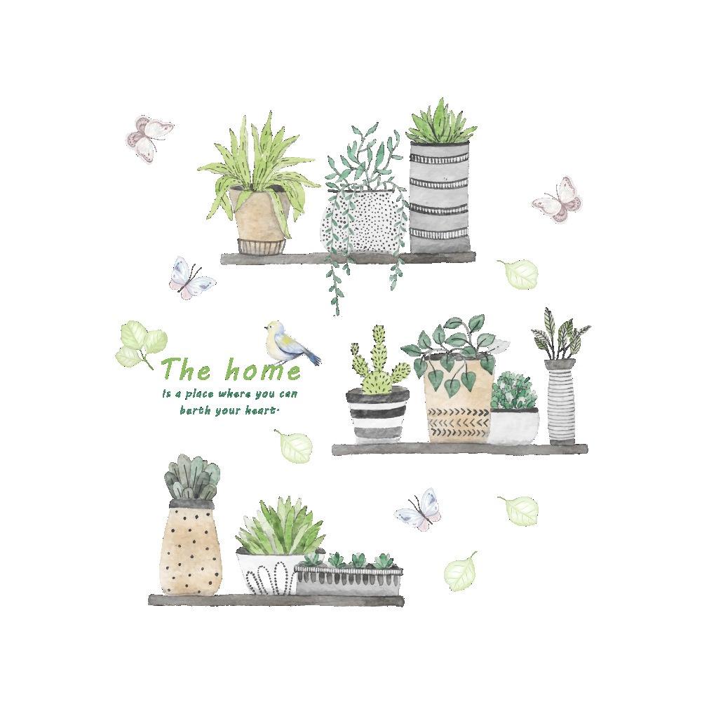 30x90cm Succulents Bonsai Potted Flower Plants Wall Stickers Decorative Sticker Home Decoration Kitchen Window Living Room Decor
30x90cm Succulents Bonsai Potted Flower Plants Wall Stickers Decorative Sticker Home Decoration Kitchen Window Living Room Decor