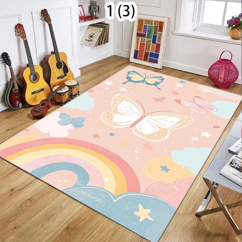 Rainbow and Cloud Kids Area Rug with Adorable Cartoon Characters Soft Non Slip Educational Floor Carpet for Playroom Nursery 40X60cm
Rainbow and Cloud Kids Area Rug with Adorable Cartoon Characters Soft Non Slip Educational Floor Carpet for Playroom Nursery 40X60cm