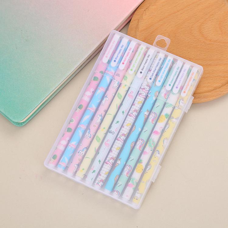 Kawai Stationery Boxed Ten Color Lovely Gel Pen Creative Student Set Office Graffiti Notebook Office School Supplies Accessories
Kawai Stationery Boxed Ten Color Lovely Gel Pen Creative Student Set Office Graffiti Notebook Office School Supplies Accessories