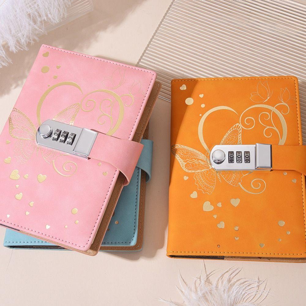 Thickened B6 Notebook with Lock Coded Lock Diary Book Fashion Password Notebook Stationery синій
Thickened B6 Notebook with Lock Coded Lock Diary Book Fashion Password Notebook Stationery синій