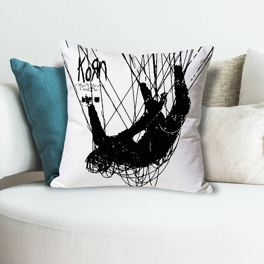 KKorn Band Requiem Pillow Cases for Bedroom Living Room Sofa Home Decor Polyester Cushion Cover with Zipper 30x30 cm
KKorn Band Requiem Pillow Cases for Bedroom Living Room Sofa Home Decor Polyester Cushion Cover with Zipper 30x30 cm