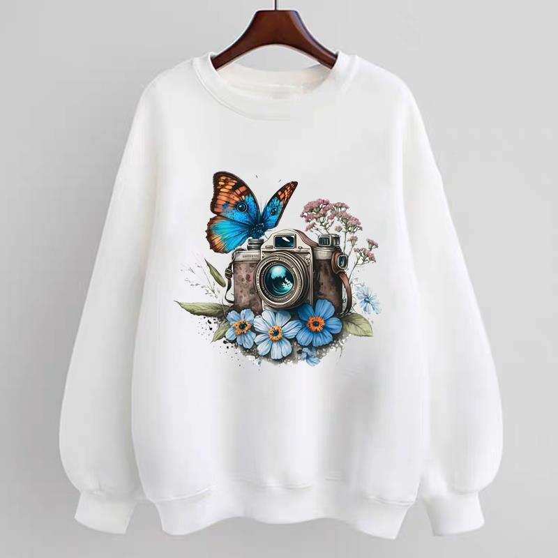 (Asian Size) Women Print Camera Flower Style Cute 90s Lady Spring Fall Autumn Winter Fashion Casual Pullovers Fleece Clothes Graphic Sweatshirts
(Asian Size) Women Print Camera Flower Style Cute 90s Lady Spring Fall Autumn Winter Fashion Casual Pullovers Fleece Clothes Graphic Sweatshirts