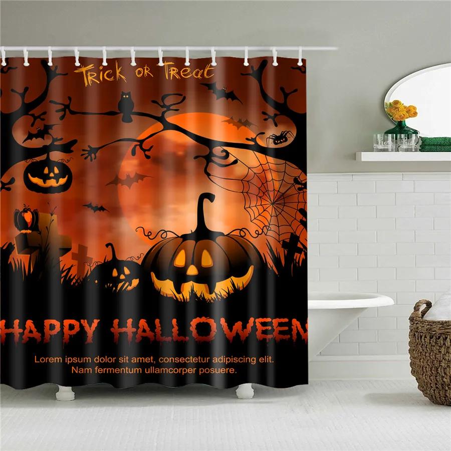 Happy Halloween Pumpkin Wizard Cute Cartoon Shower Curtains Bathroom Curtain Frabic Waterproof Polyester Bath Curtain With Hook W60H190(CM)-1 Pcs
Happy Halloween Pumpkin Wizard Cute Cartoon Shower Curtains Bathroom Curtain Frabic Waterproof Polyester Bath Curtain With Hook W60H190(CM)-1 Pcs