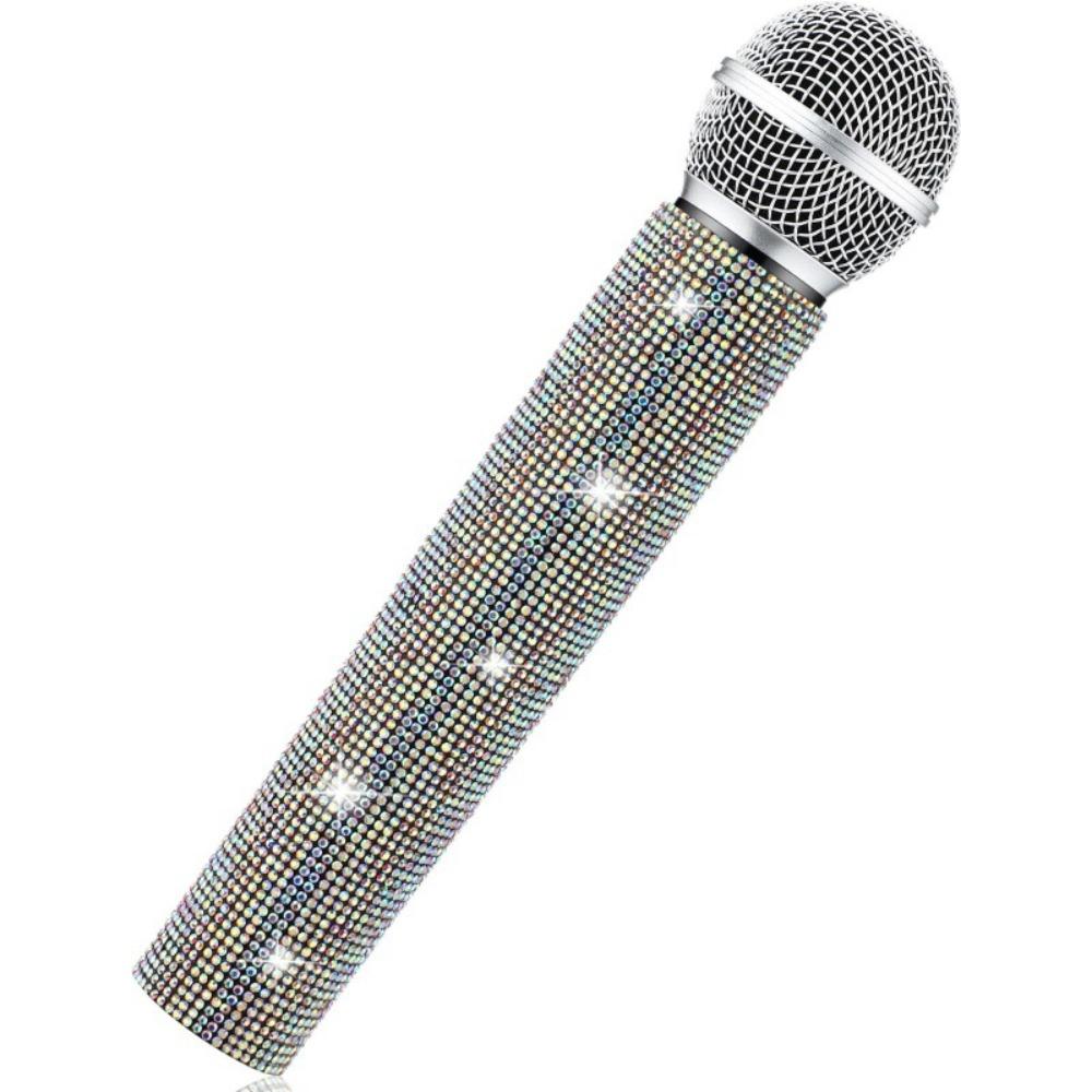 Gold Silver Rhinestones Microphone Cover Wireless Microphone Mic Handle Sleeve TV Show AB colorful
Gold Silver Rhinestones Microphone Cover Wireless Microphone Mic Handle Sleeve TV Show AB colorful