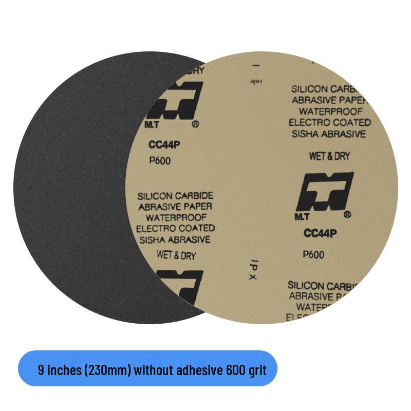 9-inch 230mm Adhesive Sanding Disc for Polishing and Metallographic Grinding, Available in 240, 800, and 1000 Grit.
9-inch 230mm Adhesive Sanding Disc for Polishing and Metallographic Grinding, Available in 240, 800, and 1000 Grit.