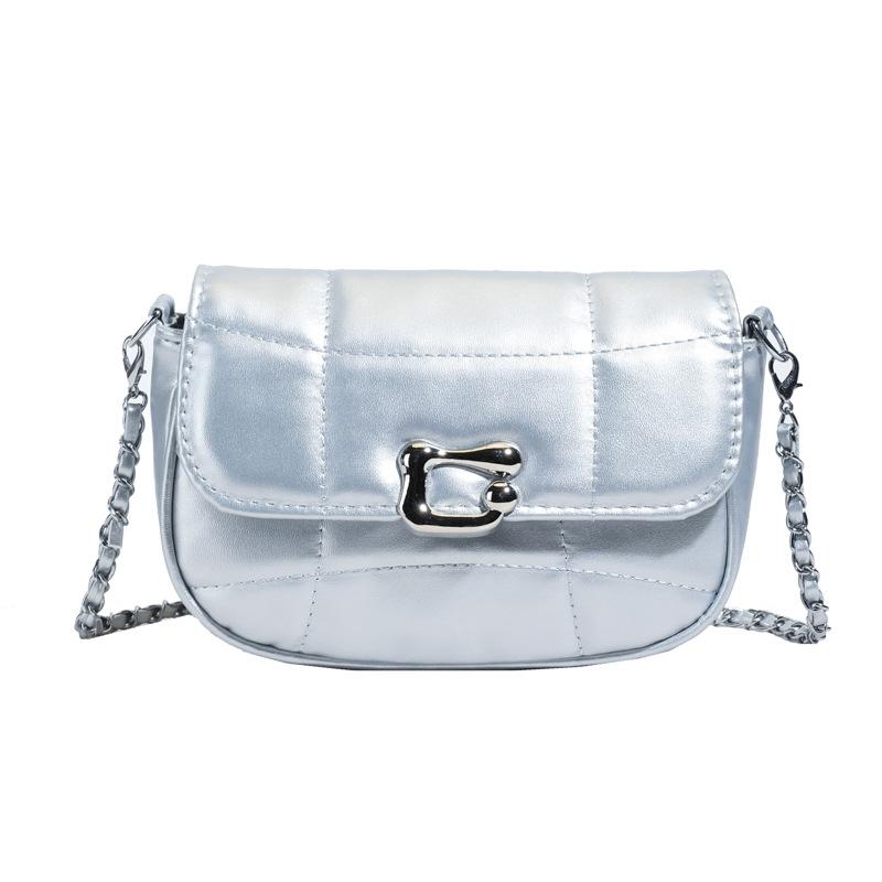 Silver bag women s new trendy niche design chain armpit shoulder bag highend texture crossbody small bag for women срібний
Silver bag women s new trendy niche design chain armpit shoulder bag highend texture crossbody small bag for women срібний