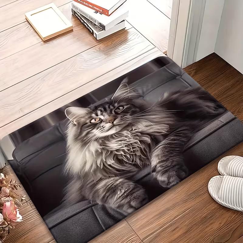 Забавная предупреждающая дверная коврик для кошек: Кошка планирует побег. Украшена цветочными узорами. Для приветствия гостей. Декор в деревенском стиле. 40x60cm 16x24 inch
Забавная предупреждающая дверная коврик для кошек: Кошка планирует побег. Украшена цветочными узорами. Для приветствия гостей. Декор в деревенском стиле. 40x60cm 16x24 inch