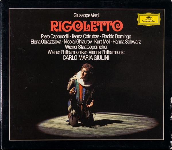 CD VERDI, DOMINGO, CAPPUCCILLI, GIULIN - Verdi; Rigoletto 4152882 Deutsche Grammo 1985 Germany Classical Used
CD VERDI, DOMINGO, CAPPUCCILLI, GIULIN - Verdi; Rigoletto 4152882 Deutsche Grammo 1985 Germany Classical Used