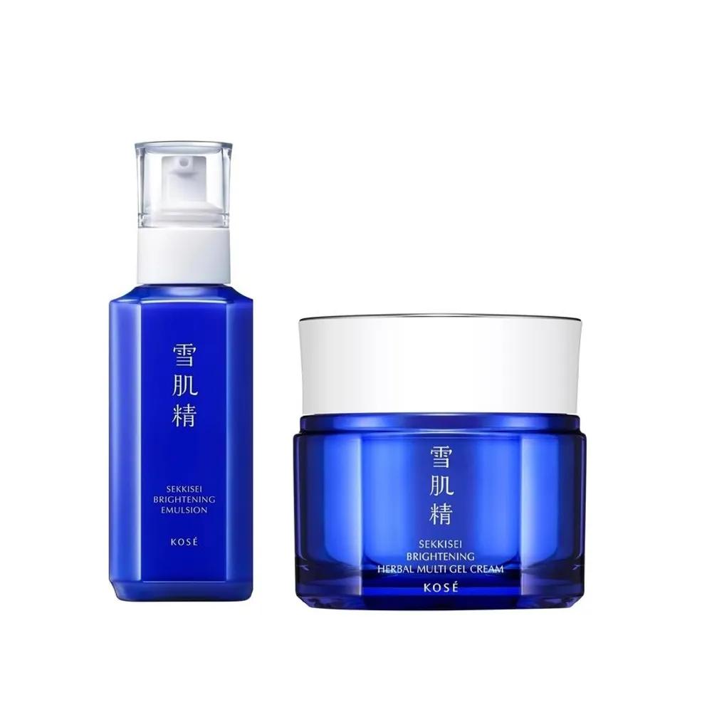 KOSE Brightening Emulsion 140ml + Cream 80g Set
KOSE Brightening Emulsion 140ml + Cream 80g Set