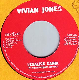 7inch Record TONY CURTIS / VIVIAN JONES - Still A Burn / Legalise Ganja COUD094 Cou$ins Records 2007 UK Reggae, Ska & Dub Used
7inch Record TONY CURTIS / VIVIAN JONES - Still A Burn / Legalise Ganja COUD094 Cou$ins Records 2007 UK Reggae, Ska & Dub Used