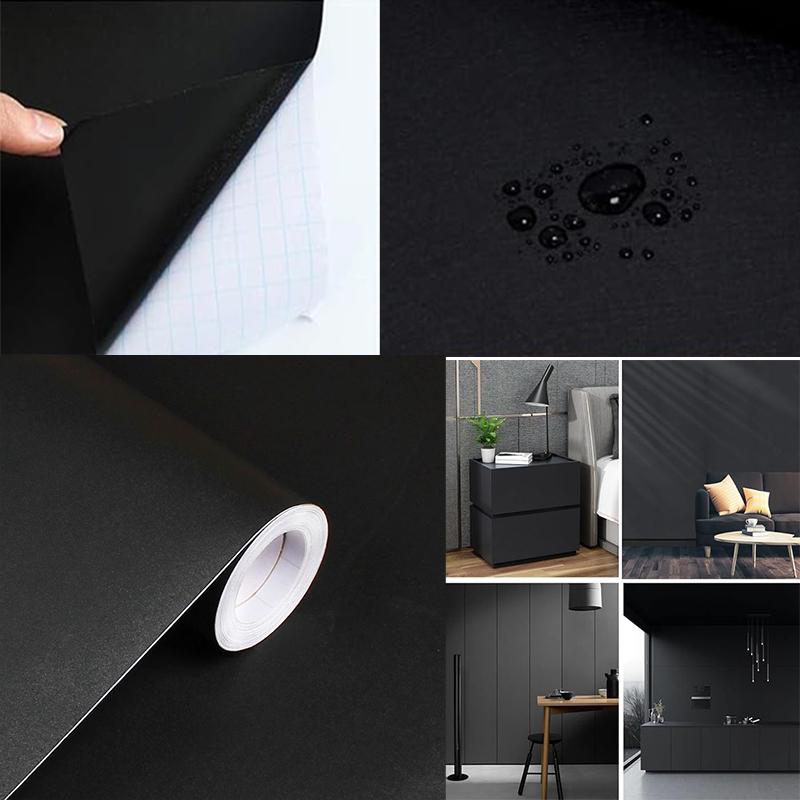 Black kitchen oil resistant self-adhesive wallpaper furniture desktop waterproof sticker wardrobe cabinet door decoration film 100cmx55cm
Black kitchen oil resistant self-adhesive wallpaper furniture desktop waterproof sticker wardrobe cabinet door decoration film 100cmx55cm