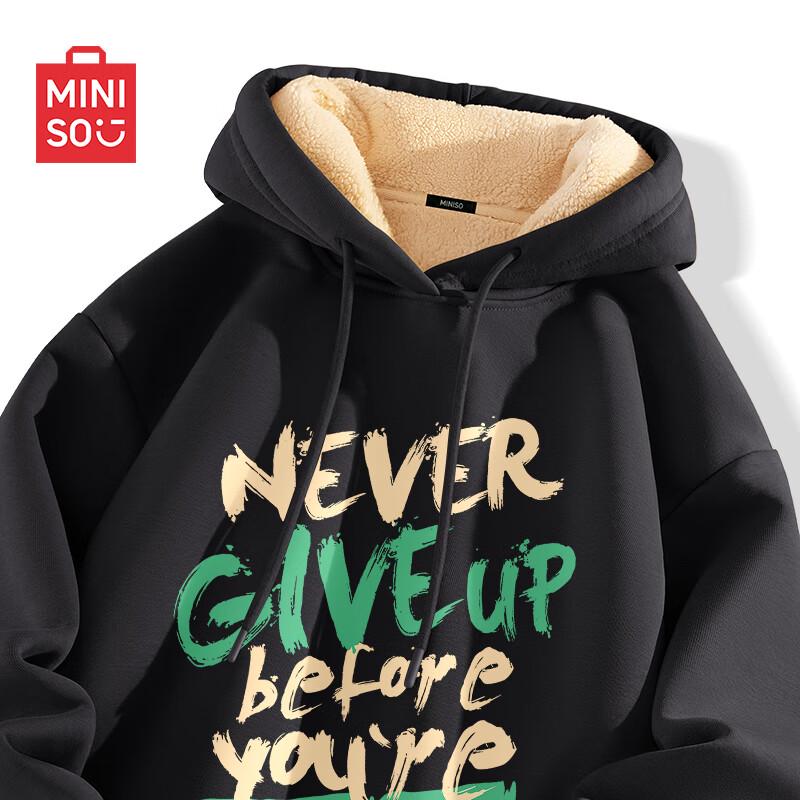 MINISO Men s Heavyweight Fleece-Lined Hoodie M
MINISO Men s Heavyweight Fleece-Lined Hoodie M