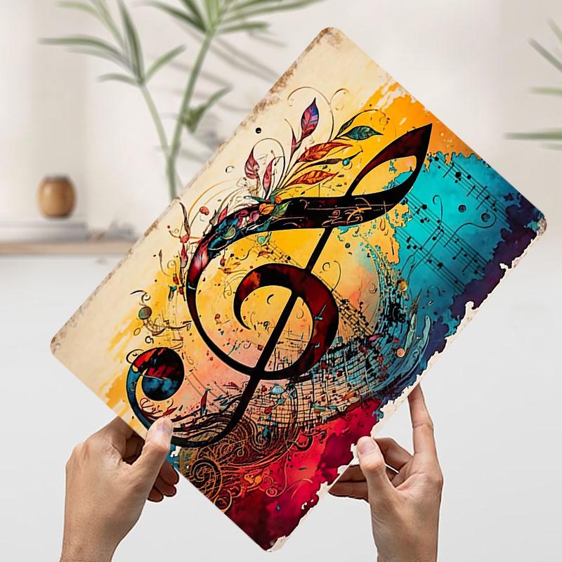 Musical Staff Notes Metal Poster Customized Wall Art Retro Vintage Tinplate Signs for Interior Decoration Living Room Decor Men 20x30cm(7.8x11.8inch)
Musical Staff Notes Metal Poster Customized Wall Art Retro Vintage Tinplate Signs for Interior Decoration Living Room Decor Men 20x30cm(7.8x11.8inch)