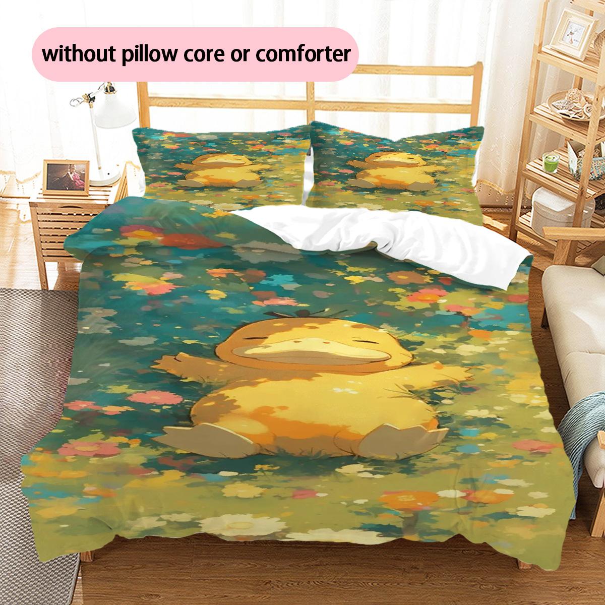 Pokémon Pikachu Eevee Pattern Bedding Home Decoration Birthday Gift (1 * duvet cover + 2 * pillowcase, without core) 135x200cm
Pokémon Pikachu Eevee Pattern Bedding Home Decoration Birthday Gift (1 * duvet cover + 2 * pillowcase, without core) 135x200cm