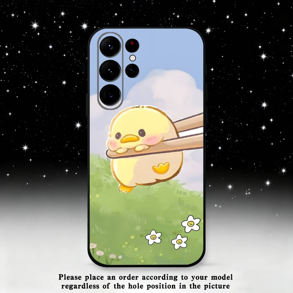 Cute Little Yellow Duck Phone Case For Samsung S25,S24,S23,S22,S21,S20,S10,Ultra,Plus,Lite,FE,Soft Silicone Black Cover Samsung S21 s305G
Cute Little Yellow Duck Phone Case For Samsung S25,S24,S23,S22,S21,S20,S10,Ultra,Plus,Lite,FE,Soft Silicone Black Cover Samsung S21 s305G