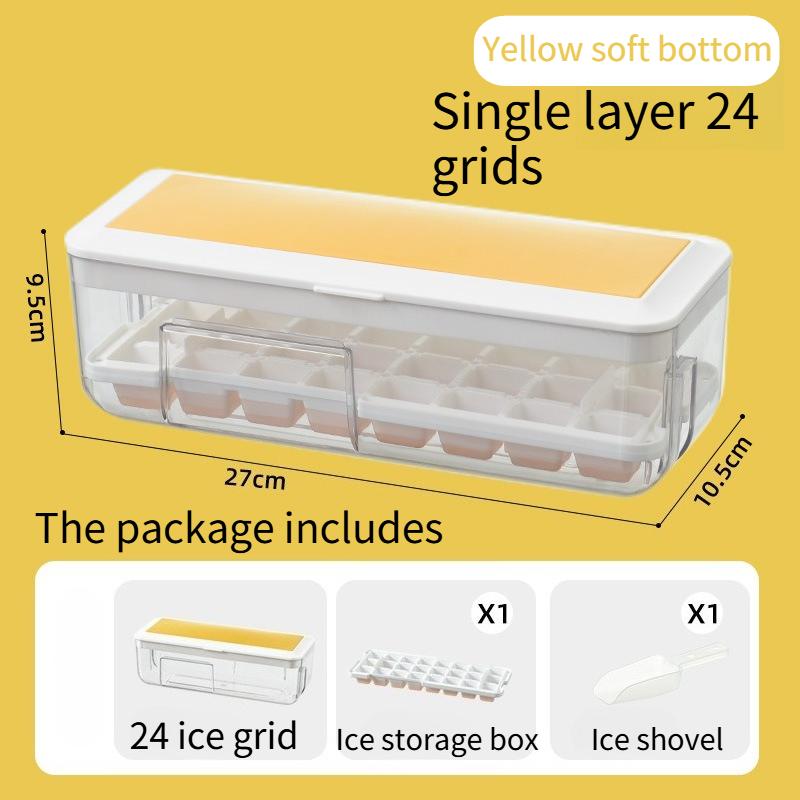 New Press Silicone Ice Cube Tray Easy Release Ice Maker Mold for Home Kitchen Freezer Storage Box Ice Making Tool
New Press Silicone Ice Cube Tray Easy Release Ice Maker Mold for Home Kitchen Freezer Storage Box Ice Making Tool