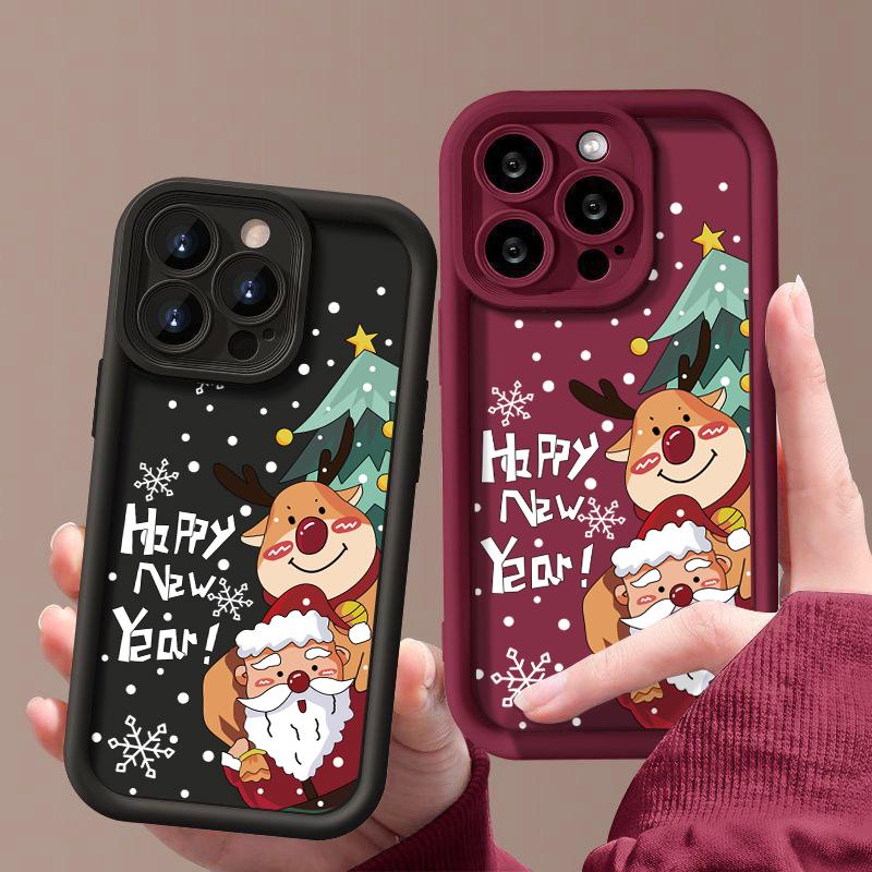 Для iPhone 16 15 Pro 14 Plus 13 12 11 Pro Max Xr Xs X 8 7 противоударный чехол с рисунком оленей Санта-Клауса для защиты объектива из мягкого ТПУ iPhone 15 чёрный
Для iPhone 16 15 Pro 14 Plus 13 12 11 Pro Max Xr Xs X 8 7 противоударный чехол с рисунком оленей Санта-Клауса для защиты объектива из мягкого ТПУ iPhone 15 чёрный