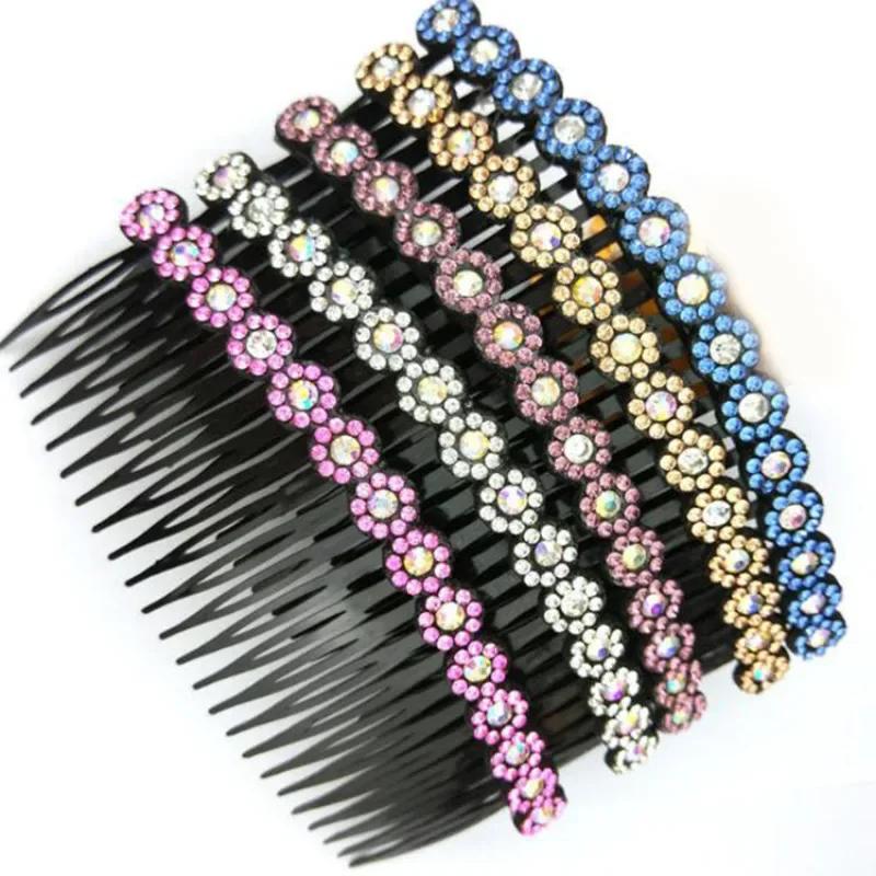 Rhinestone Vintage Crystal Hair Clips Korean Fashion Hair Combs Plastic Shiny Hairpins Women Hair Accessories Simple Headdress
Rhinestone Vintage Crystal Hair Clips Korean Fashion Hair Combs Plastic Shiny Hairpins Women Hair Accessories Simple Headdress