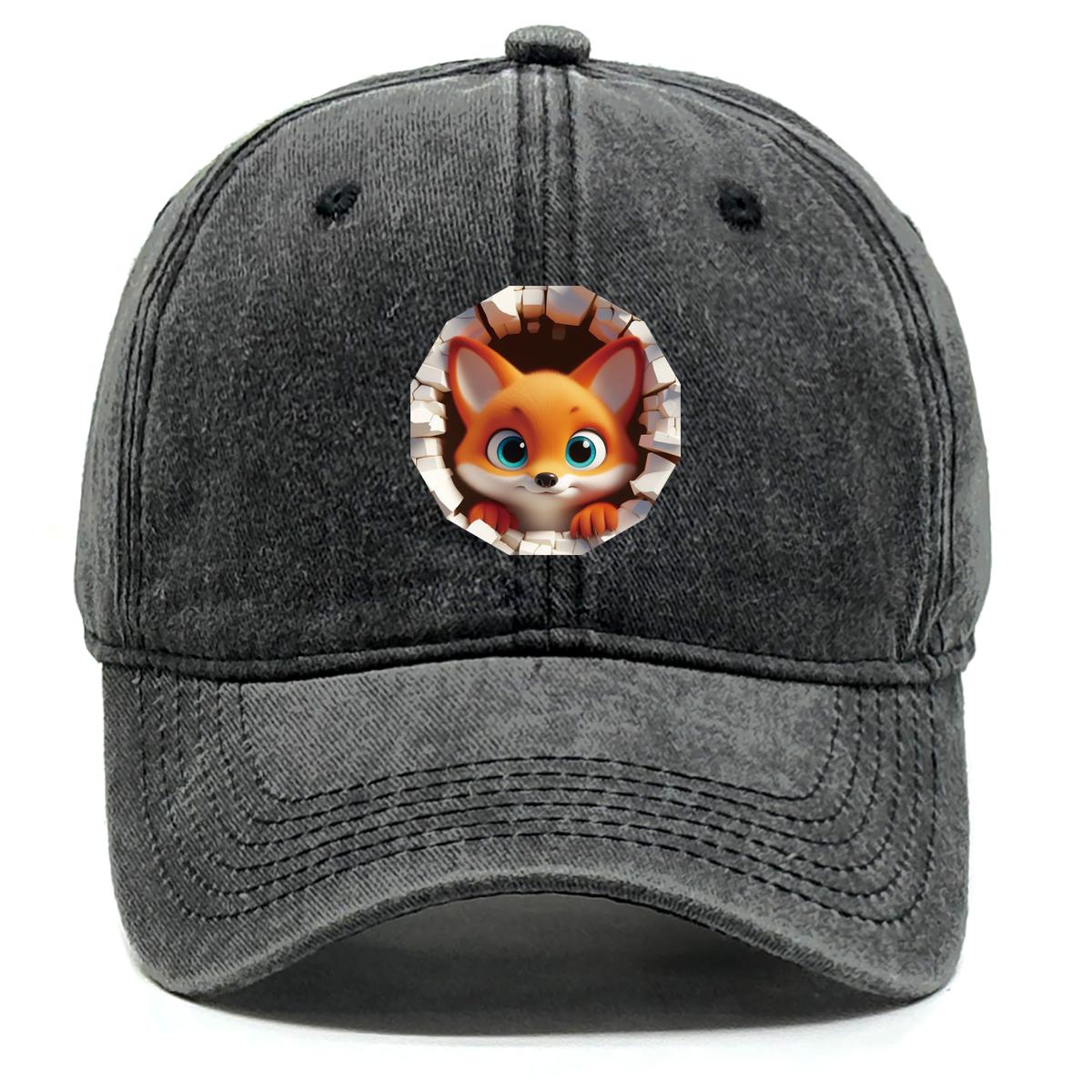 Cute Fox Print Snapback Baseball Hat, Animal Flat Cap Curved Brim Non-Stretch Fabric Sun Protective Trendy Adjustable Sun Hat as the picture чорний
Cute Fox Print Snapback Baseball Hat, Animal Flat Cap Curved Brim Non-Stretch Fabric Sun Protective Trendy Adjustable Sun Hat as the picture чорний