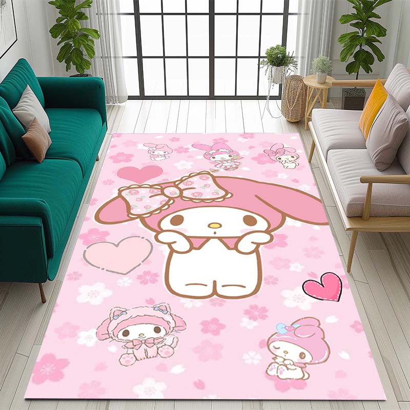 My Melody kawaii rugs come in a variety of styles and are suitable for use in game rooms, bedrooms, living rooms, sofa areas, 60x90cm
My Melody kawaii rugs come in a variety of styles and are suitable for use in game rooms, bedrooms, living rooms, sofa areas, 60x90cm