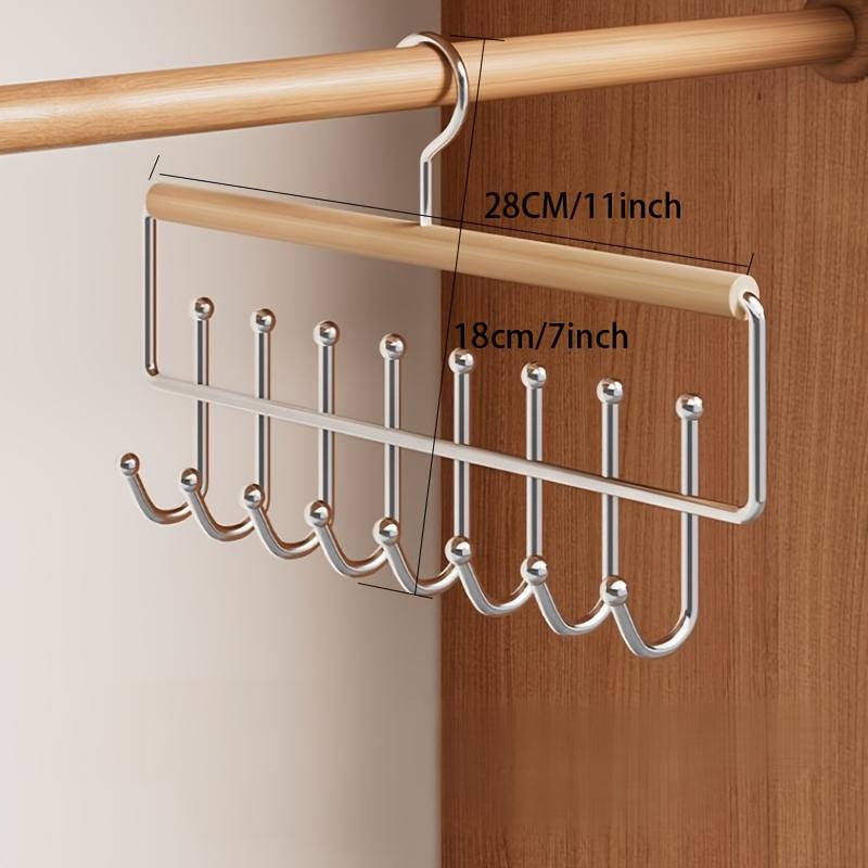 Multifunctional Wooden Hat Rack with Hooks, Space-Saving Closet Organizer for Hats Belts Ties Accessories, Home Dorm Retail Disp
Multifunctional Wooden Hat Rack with Hooks, Space-Saving Closet Organizer for Hats Belts Ties Accessories, Home Dorm Retail Disp