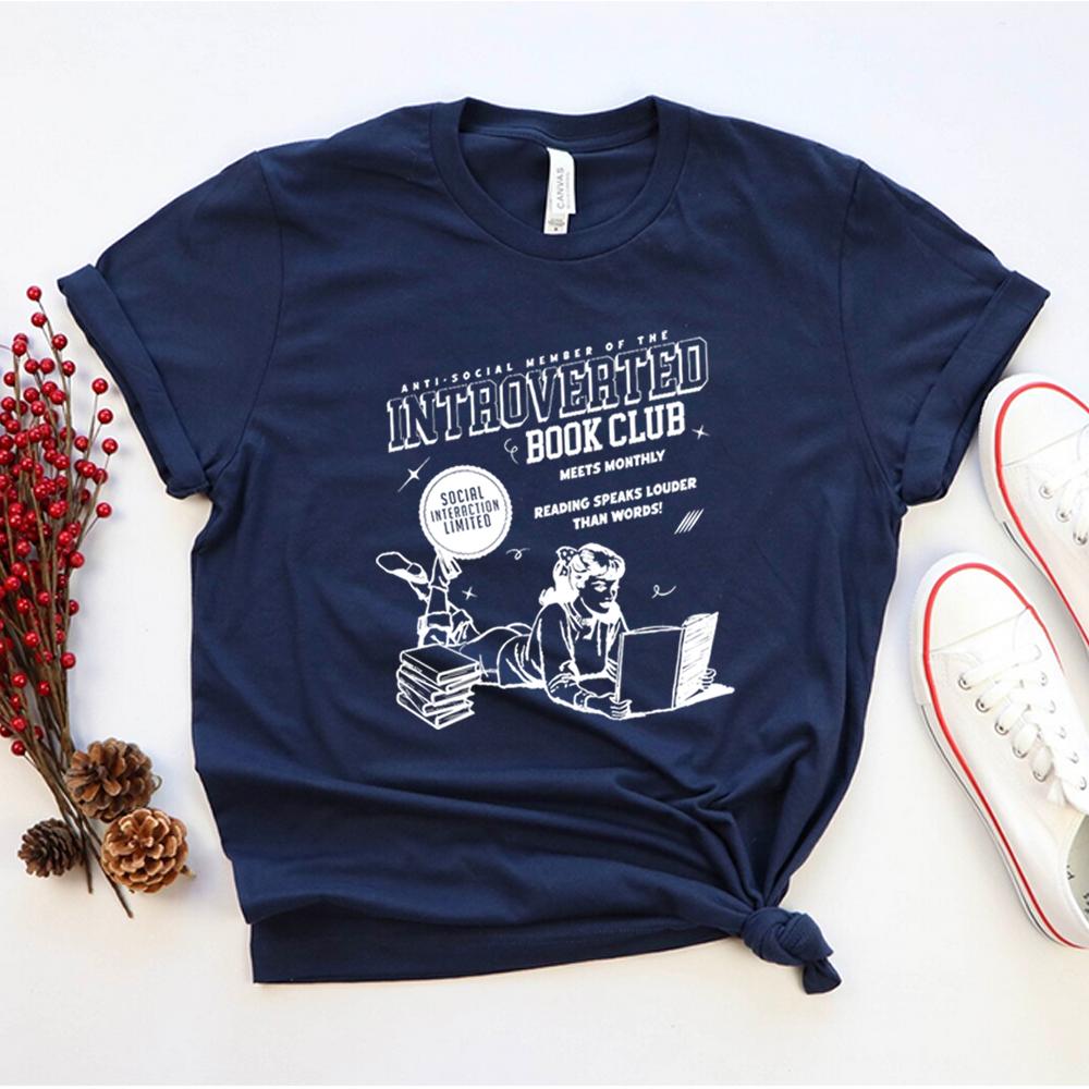 Introverted Book Club TShirt Bookish Shirt AntiSocial Book Club Tshirt Dark RoUnisexce Bookish Tee Gift for Book Lover 4XL
Introverted Book Club TShirt Bookish Shirt AntiSocial Book Club Tshirt Dark RoUnisexce Bookish Tee Gift for Book Lover 4XL